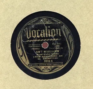 Pochette de Ain’t Misbehavin’ / Exactly Like You de Louis Armstrong & His Orchestra