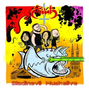 Pochette de Bladingevil Muskelive de Sabbat