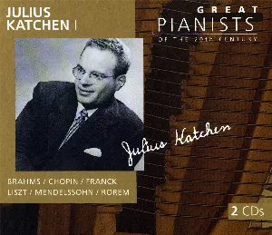 Pochette de Great Pianists of the 20th Century, Volume 53: Julius Katchen I de Julius Katchen