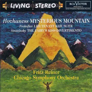 Pochette Hovhaness: Mysterious Mountain / Prokofiev: Lieutenant Kije Suite / Stravinsky: The Fairy's Kiss Divertimento
