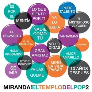 Pochette de El templo del pop, vol. 2 de Miranda!
