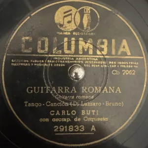 Pochette de Chitarra romana / Come la lucciola de Carlo Buti