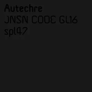 Pochette JNSN CODE GL16 / spl47