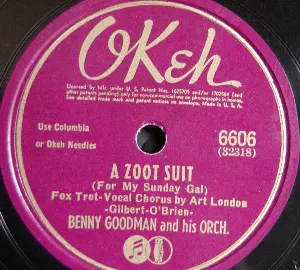 Pochette de A Zoot Suit / My Little Cousin de Benny Goodman and His Orchestra