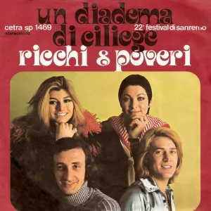 Pochette de Un diadema di ciliege / Anche tu de Ricchi e Poveri