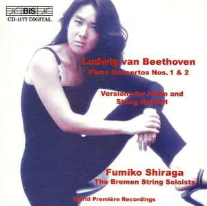 Pochette de Piano Concertos nos. 1 & 2 (Versions for Piano and String Quintet) de Ludwig van Beethoven