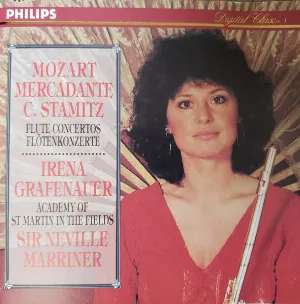 Pochette de Flute Concertos de Carl Stamitz - Sir Neville Marriner - Wolfgang Amadeus Mozart - Academy of St Martin in the Fields - Saverio Mercadante