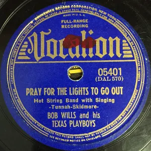 Pochette de Pray for the Lights to Go Out / Twinkle Twinkle Little Star de Bob Wills and His Texas Playboys