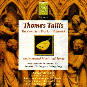 Pochette de The Complete Works: Volume 9 de Charivari Agréable - Laurence Cummings - Thomas Tallis