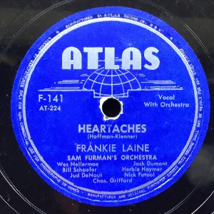 Pochette de Heartaches / Confessin' de Frankie Laine