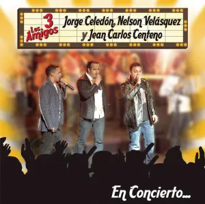 Pochette de Los 3 amigos en concierto... de Jorge Celedón