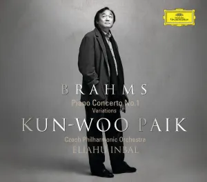 Pochette de Piano Concerto No.1, Variations de Kun Woo Paik - Johannes Brahms