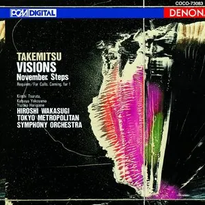 Pochette de Visions / November Steps / Requiem / Far Calls, Coming, far! de Tōru Takemitsu - Tōkyō-to Kōkyōgakudan