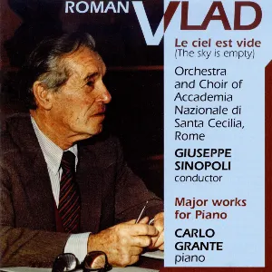 Pochette de Le ciel est vide / Major Works for Piano de Orchestra dell’Accademia Nazionale di Santa Cecilia - Coro dell’Accademia Nazionale di Santa Cecilia - Carlo Grante - Giuseppe Sinopoli