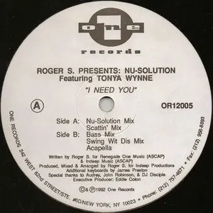 Pochette de I Need You de Roger Sanchez