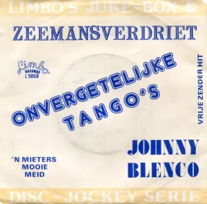 Pochette de Onvergetelijke tango’s de Johnny Blenco