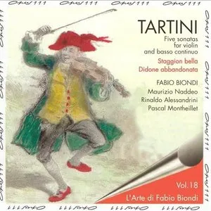Pochette de Tartini: Five Sonatas for violin and basso continuo de Giuseppe Tartini