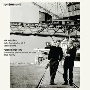 Pochette de Violin Concertos no. 1 & 2 / Spaces of Time de Per Nørgård - Stavanger Symfoniorkester