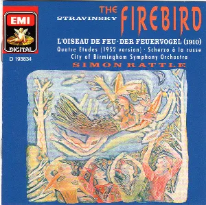 Pochette The Firebird (1910) • Scherzo A La Russe • Four Studies