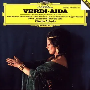Pochette de Aida: Highlights de Ruggero Raimondi - Elena Obraztsova - Nicolaï Ghiaurov - Claudio Abbado - Plácido Domingo - Leo Nucci - Orchestra del Teatro alla Scala di Milano - Coro del Teatro alla Scala di Milano - Lucia Valentini Terrani - Giuseppe Verdi - Katia Ricciarelli