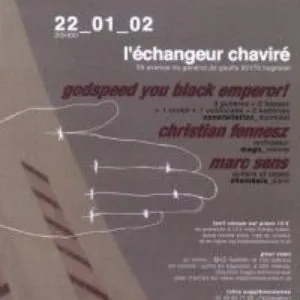 Pochette 2002-01-22: L'Échangeur (chaviré), Bagnolet, France