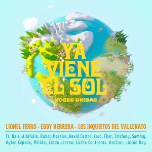 Pochette de Ya viene el sol de Los Inquietos del Vallenato