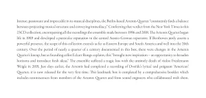 Pochette de The Complete Recordings 1996-2018 de Artemis Quartet