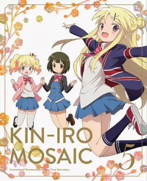 Pochette de きんいろモザイク Vol.5 キャラクターソングCD 「はるいろアネモネ」 de Nao Tōyama