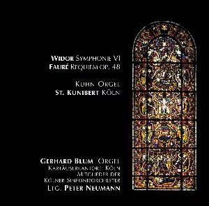 Pochette Widor: Symphonie VI / Fauré: Requiem, op. 48