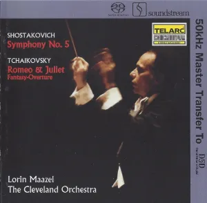 Pochette de Symphonie No. 5 / Romeo & Juliet Fantasy Overture de Dmitri Shostakovich - Pyotr Ilyich Tchaikovsky - Lorin Maazel - The Cleveland Orchestra