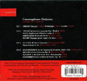 Pochette de Eduard van Beinum & The Concertgebouw Orchestra de Koninklijk Concertgebouworkest - Eduard van Beinum
