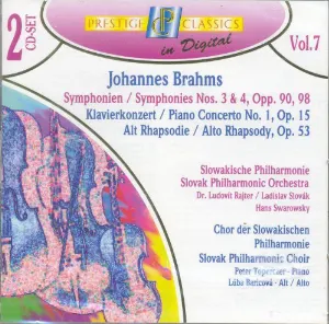Pochette Symphonies nos. 3 & 4 / Piano Concerto no. 1 / Alto Rhapsody