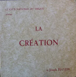Pochette de La Création de Wiener Singverein - Joseph Haydn - Orchester der Wiener Volksoper - Jascha Horenstein