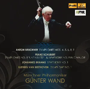 Pochette de Günter Wand: Munich Philharmonic Orchestra de Ludwig van Beethoven - Günter Wand - Anton Bruckner - Johannes Brahms - Münchner Philharmoniker - Franz Schubert