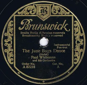 Pochette de The Shoemaker's Holiday / The June Bugs Dance de Paul Whiteman and His Orchestra