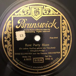 Pochette de Rent Party Blues / Doin' the Voom Voom de Duke Ellington and His Orchestra