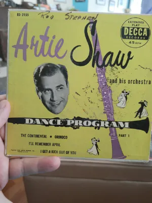 Pochette de Dance Program. Vol. 1 de Artie Shaw and His Orchestra