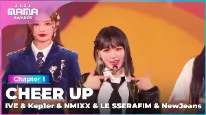 Pochette de CHEER UP de LE SSERAFIM - NMIXX - NewJeans - IVE
