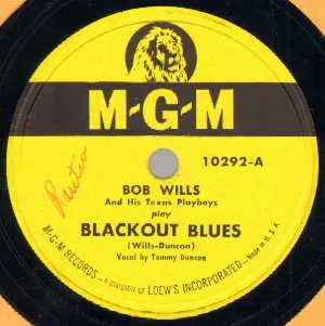 Pochette de Blackout Blues / Sally Goodin' de Bob Wills and His Texas Playboys