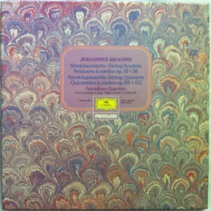 Pochette de Streichsextette (String Sextets - Sextuors à cordes) Op. 18+36 - Streichquintette (String Quintets, Quintettes à cordes) Op. 88+111 de Amadeus Quartet - Johannes Brahms