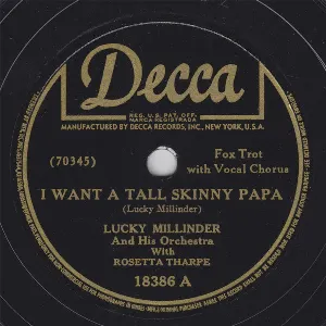 Pochette de I Want A Tall Skinny Papa / Shout, Sister, Shout! de Sister Rosetta Tharpe