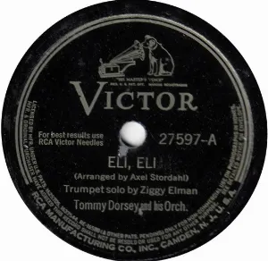 Pochette de Eli, Eli / None but the Lonely Heart de Tommy Dorsey and His Orchestra