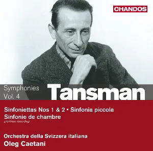 Pochette de Symphonies Vol. 4 de Orchestra della Svizzera italiana - Oleg Caetani - Alexandre Tansman