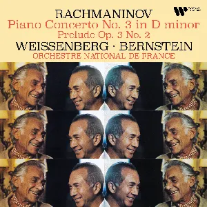Pochette de Piano Concerto No. 3, Op. 30 & Prelude, Op. 3 No. 2 de Alexis Weissenberg - Sergei Rachmaninoff - Orchestre national de France - Leonard Bernstein