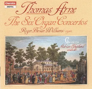 Pochette de The Six Organ Concertos de Thomas Arne