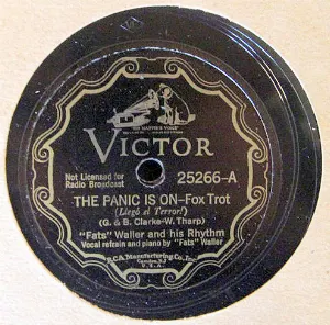 Pochette de The Panic Is On / Sugar Rose de Fats Waller and His Rhythm