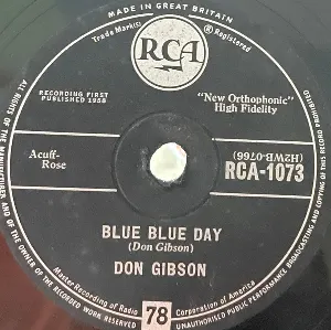 Pochette de Blue Blue Day de Don Gibson