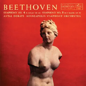 Pochette de Symphony no. 4 / Symphony no. 8 de Ludwig van Beethoven - Minnesota Orchestra - Antal Doráti