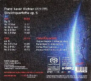 Pochette de Genesis 1757: Seven String Quartets, op. 5 de Franz Xaver Richter