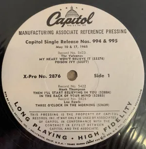 Pochette de Capitol Single Release de Tennessee Ernie Ford - Lou Rawls